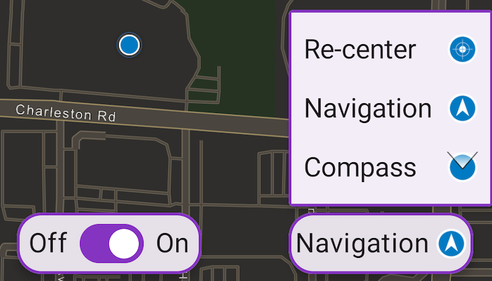 Image of show device location