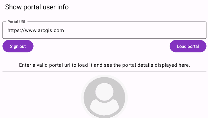 Image of access portal user info