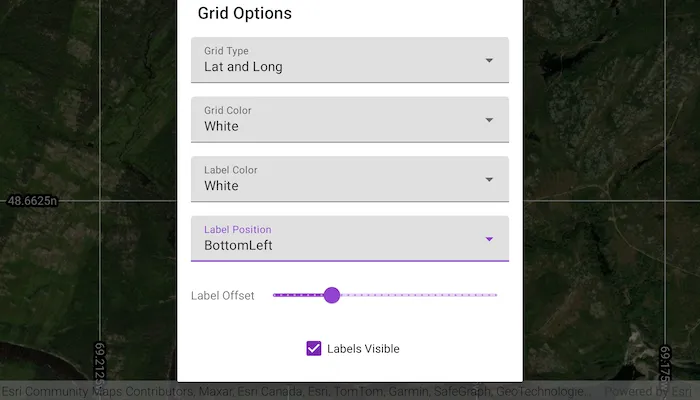 Image of show grid