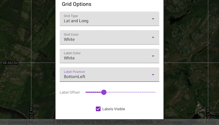 Image of show grid
