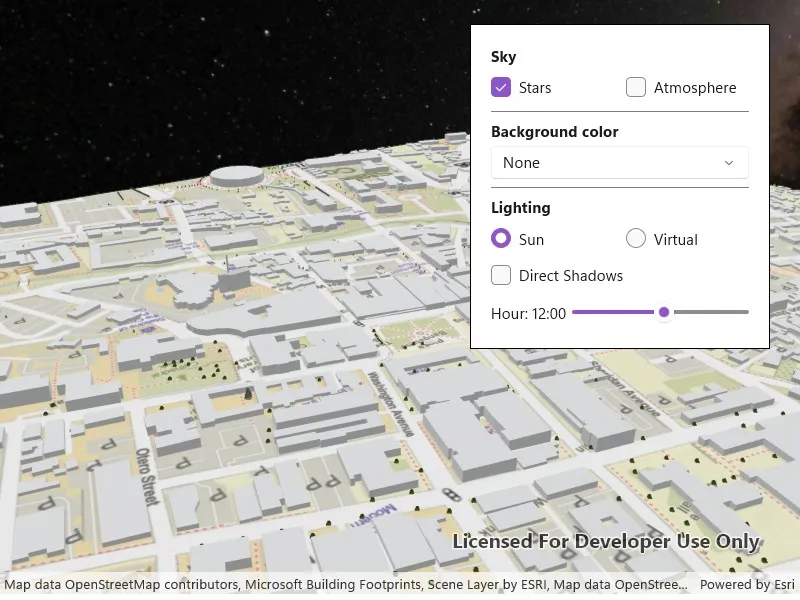 Image of Configure Scene Environment