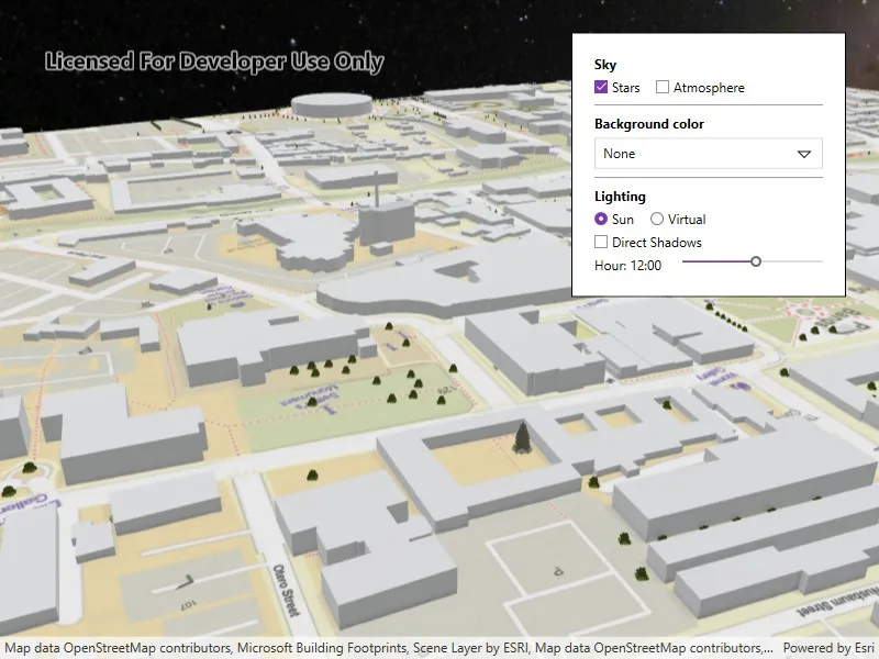 Image of Configure Scene Environment