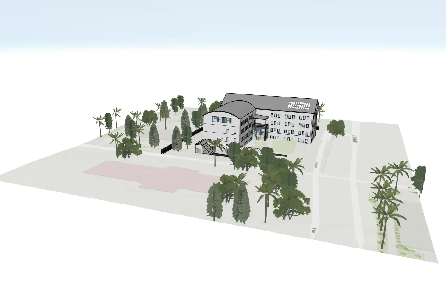 Local scene displaying a building.