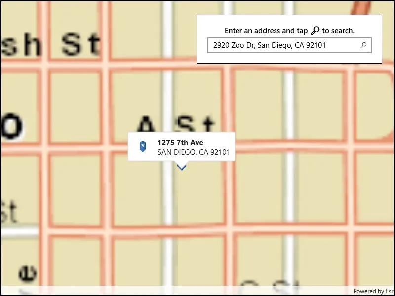 Image of offline geocode