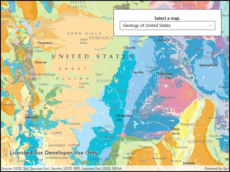 Image of open map URL