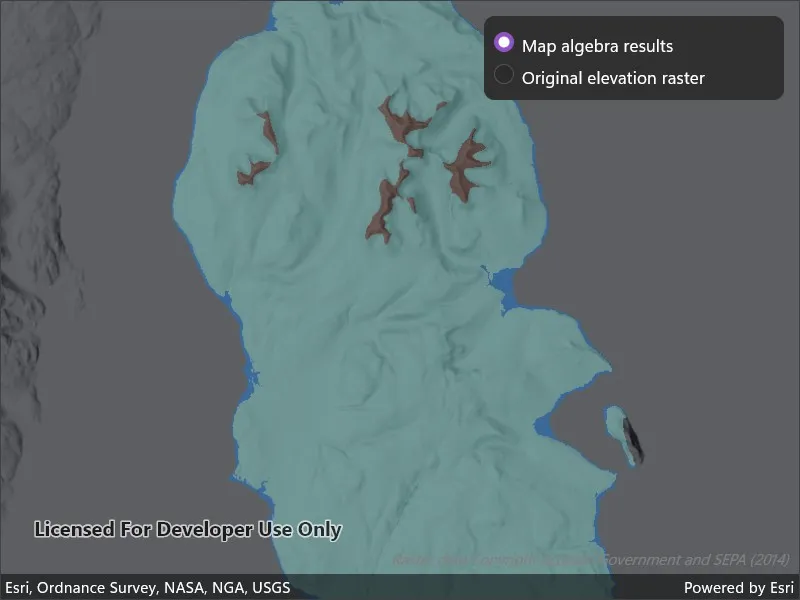 Apply map algebra sample