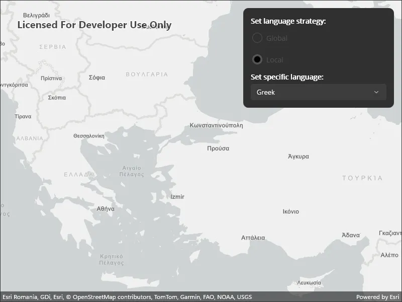 Configure basemap style parameters