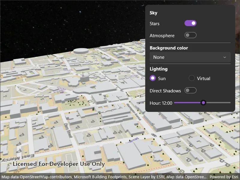 Image of Configure Scene Environment