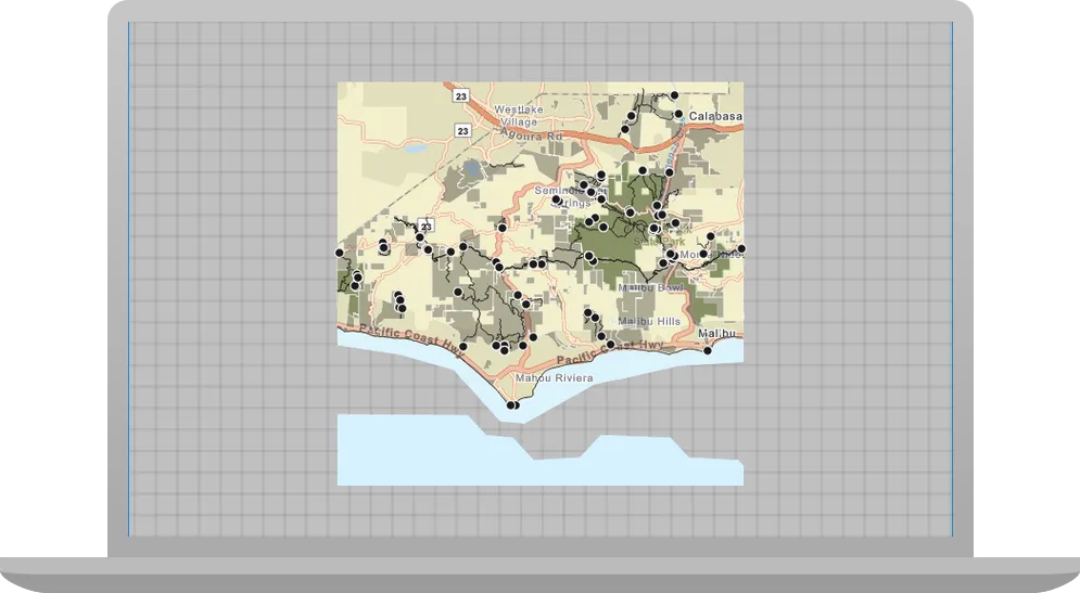 display a map from a mobile map package