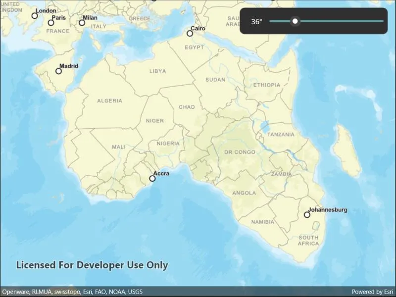 Image of map rotation