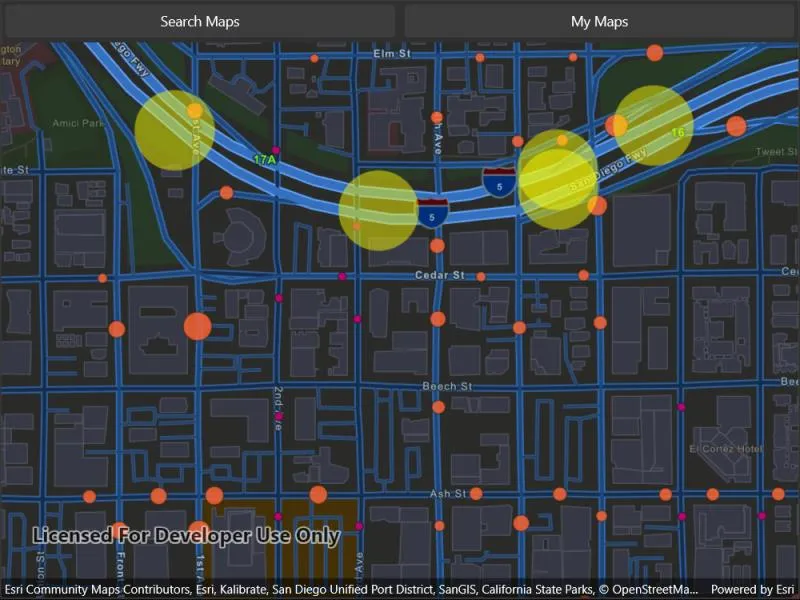 Image of search for webmap