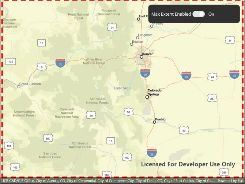 Image of set max extent