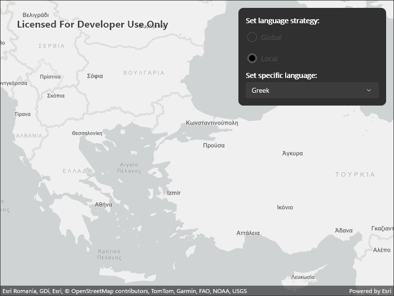 Configure basemap style parameters