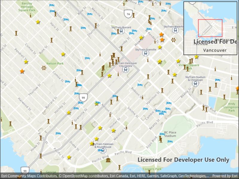 Image of display overview map