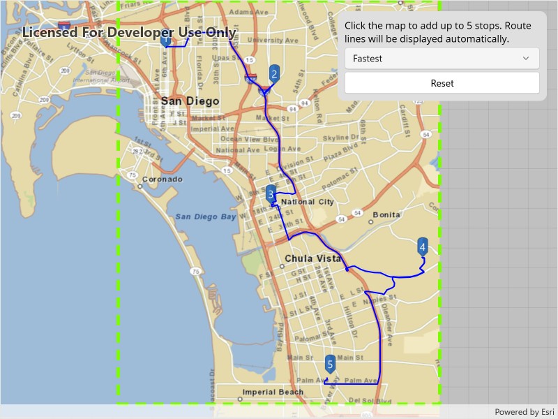 Image of offline routing