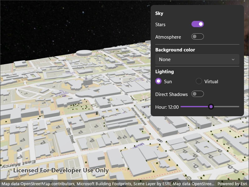 Image of Configure Scene Environment