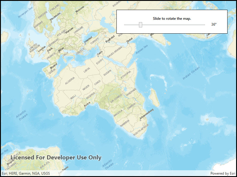 Image of map rotation