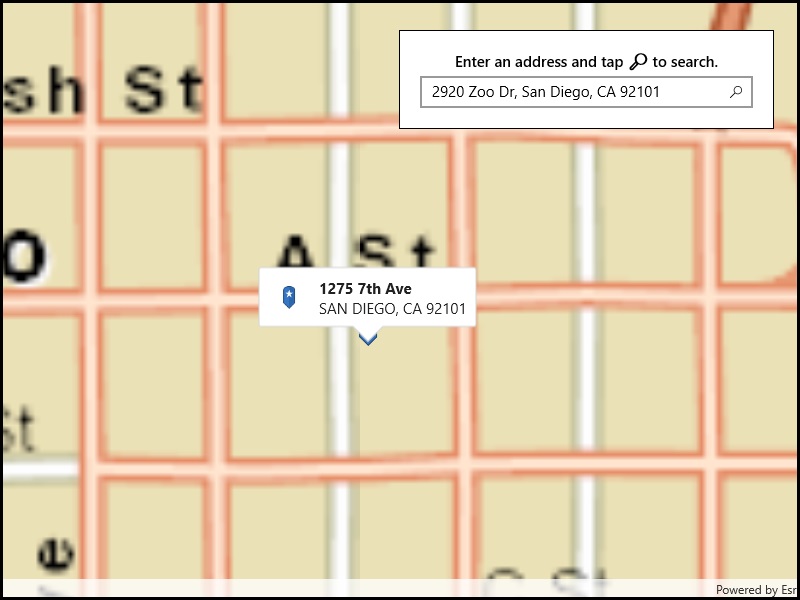 Image of offline geocode