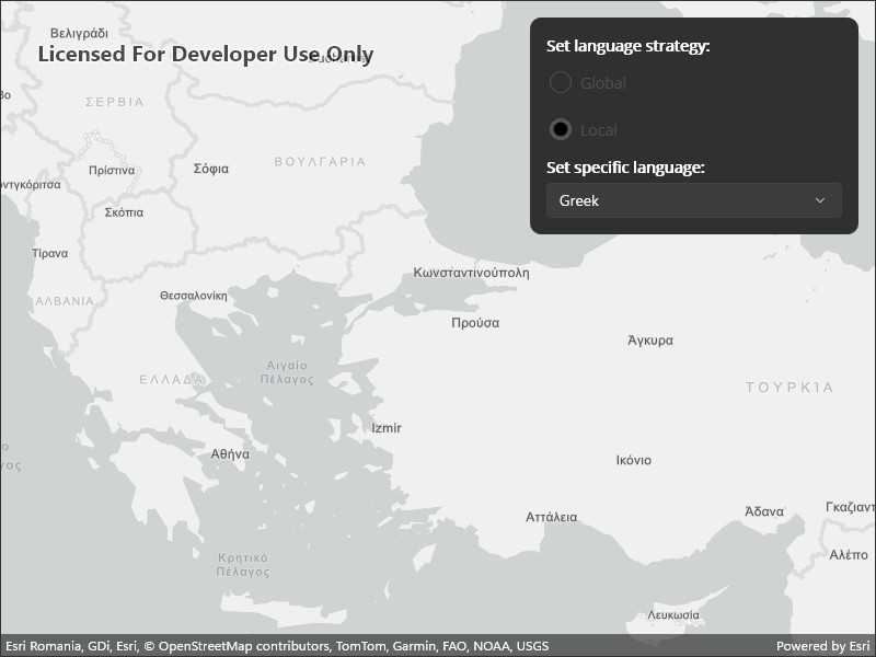 Configure basemap style parameters