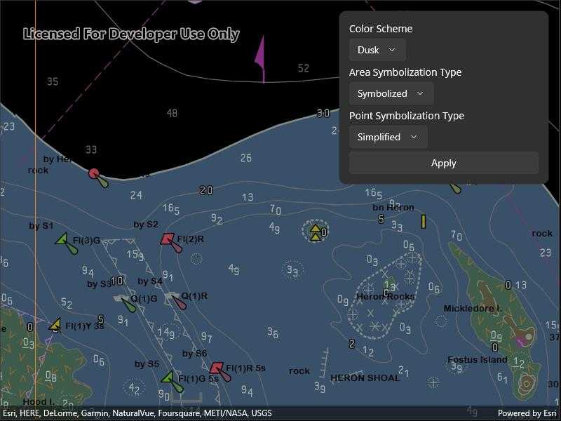 Image of change ENC display settings app