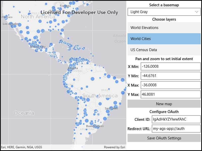 webmap viewer .net