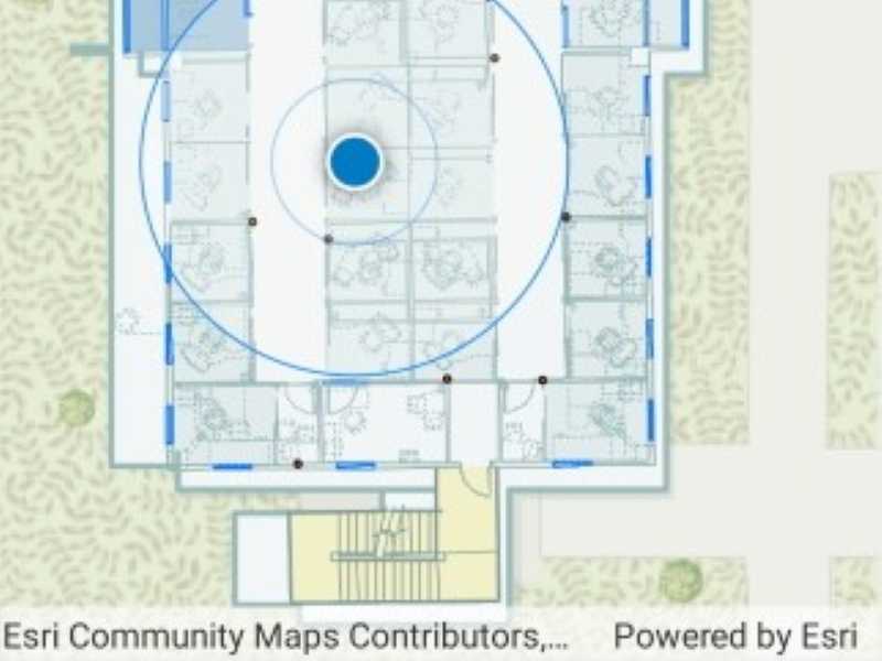 Show device location using indoor positioning