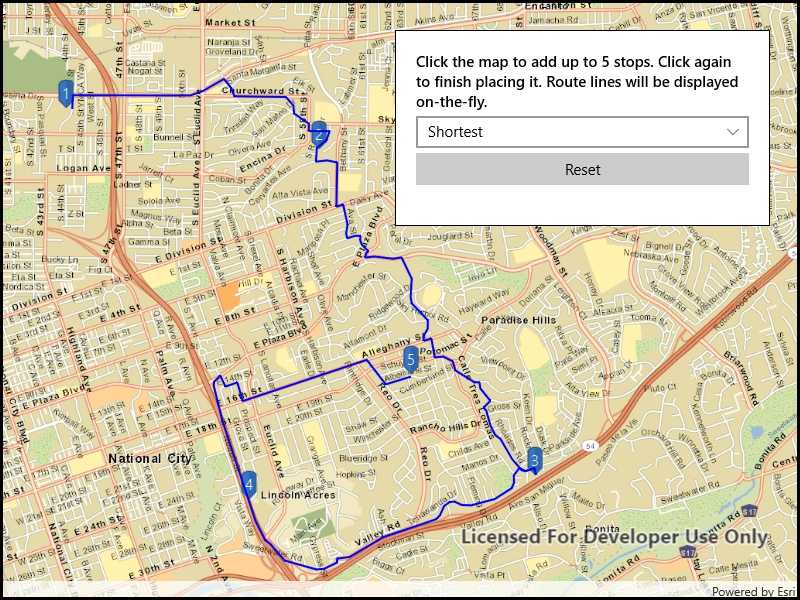 Image of offline routing