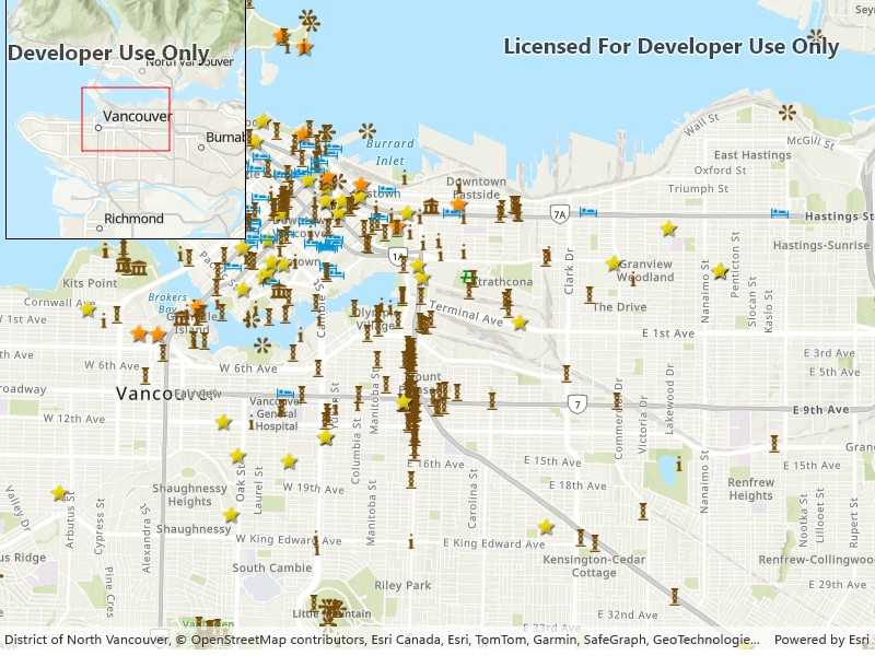 Image of display overview map