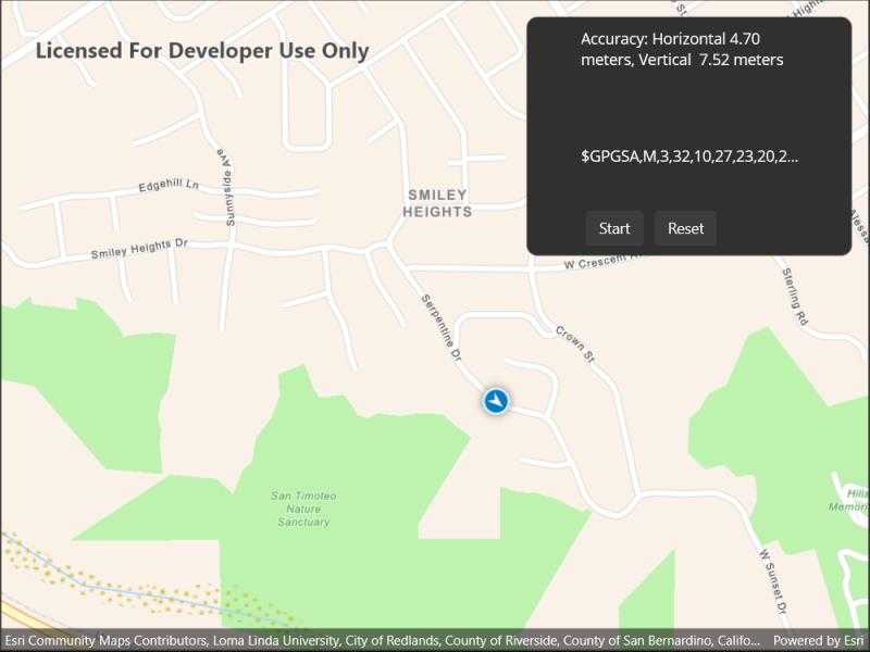 Image of NMEA location data source