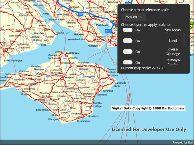 Map reference scale  ArcGIS Maps SDK for .NET  Esri Developer