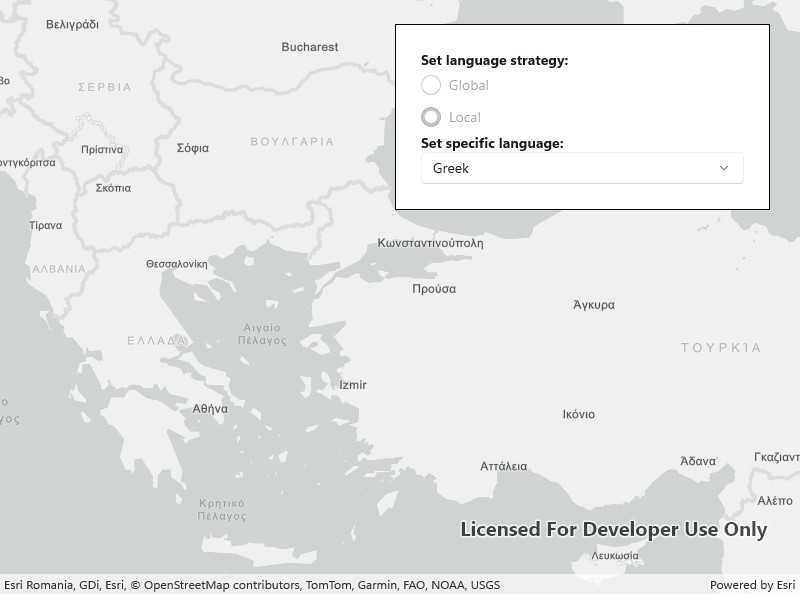 Configure basemap style parameters