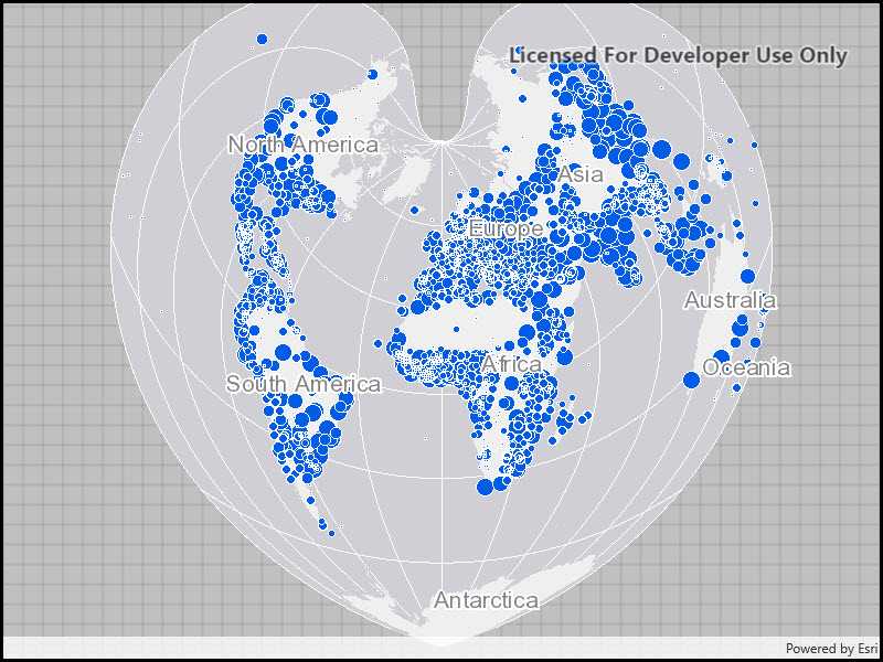 Image of map spatial reference