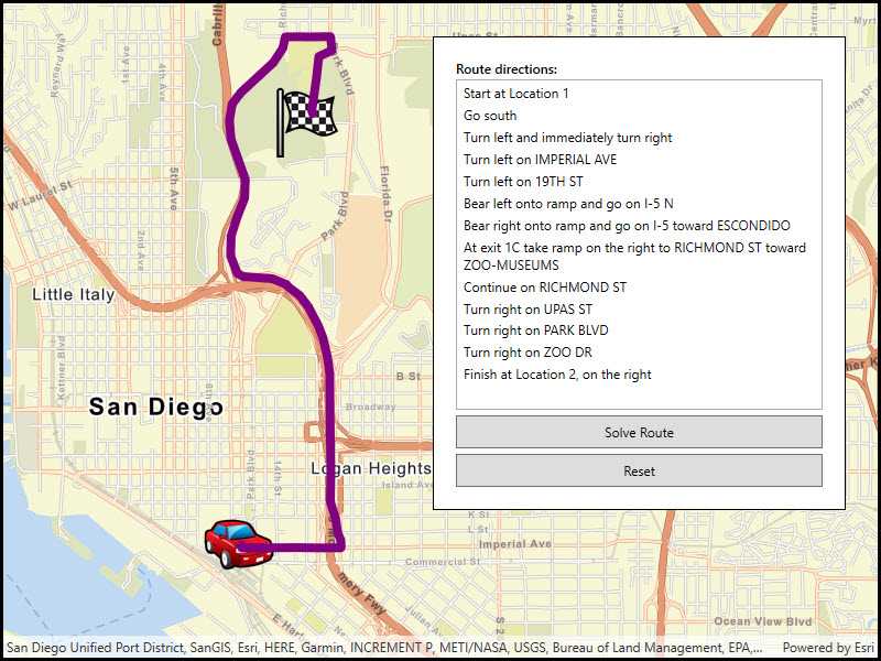 Image of find route