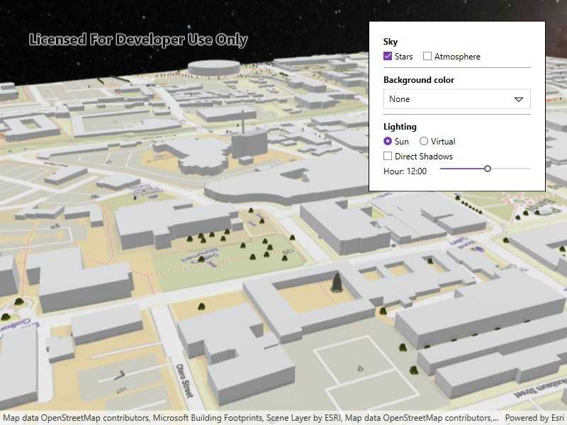 Image of Configure Scene Environment