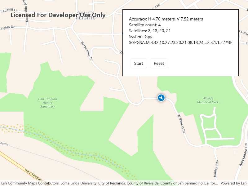 Image of NMEA location data source