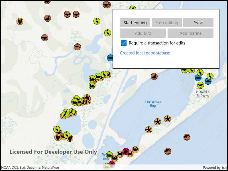 Image of geodatabase transactions