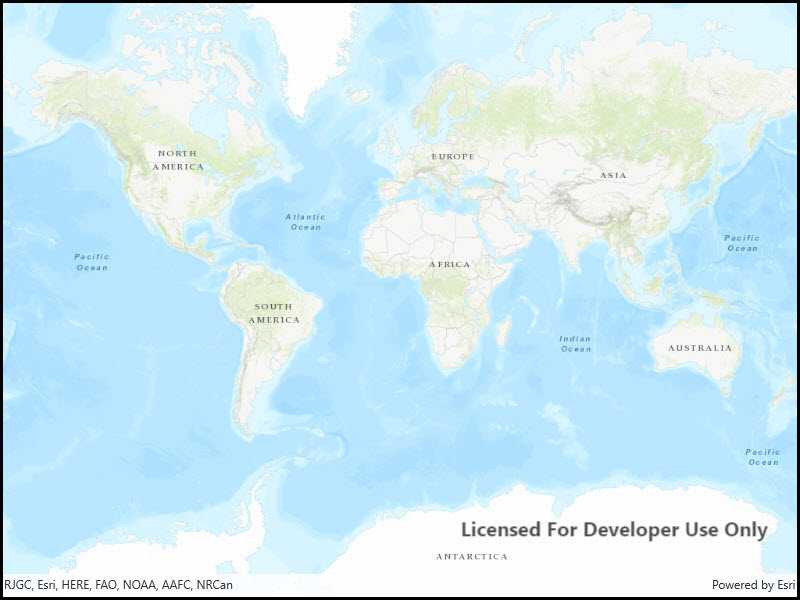 Image of ArcGIS tiled layer URL