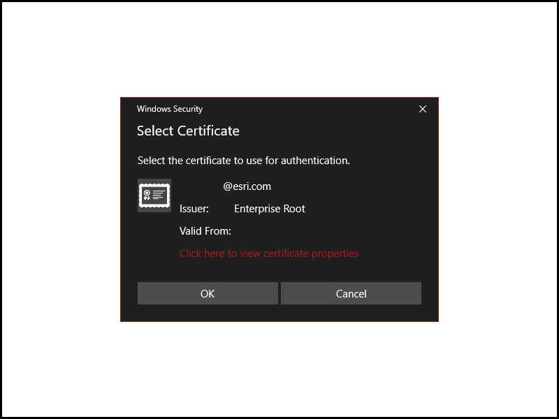 Image of certificate authentication with PKI