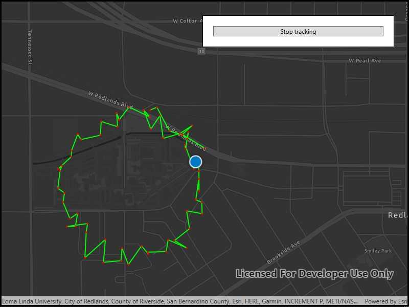 Image of show location history