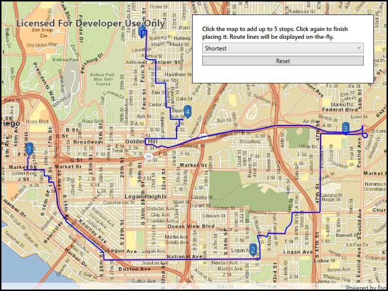 Image of offline routing