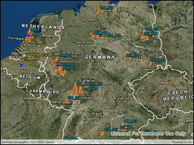 Image of display KML network links