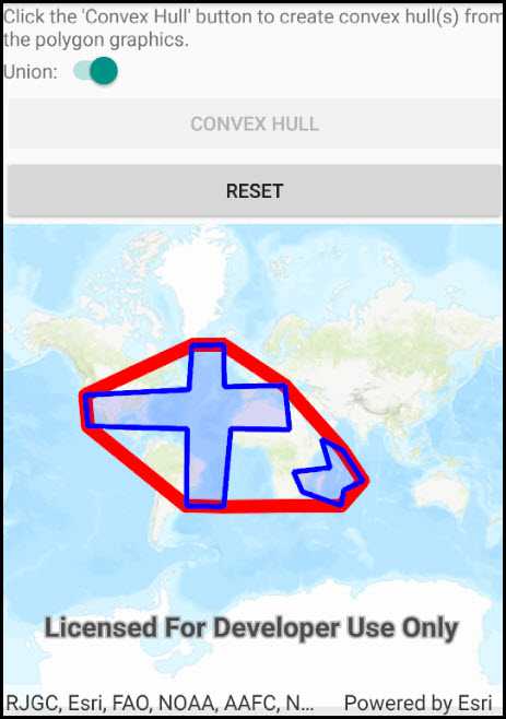 Image of convex hull list