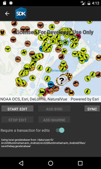 Image of geodatabase transactions