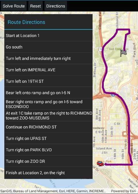 Image of find route