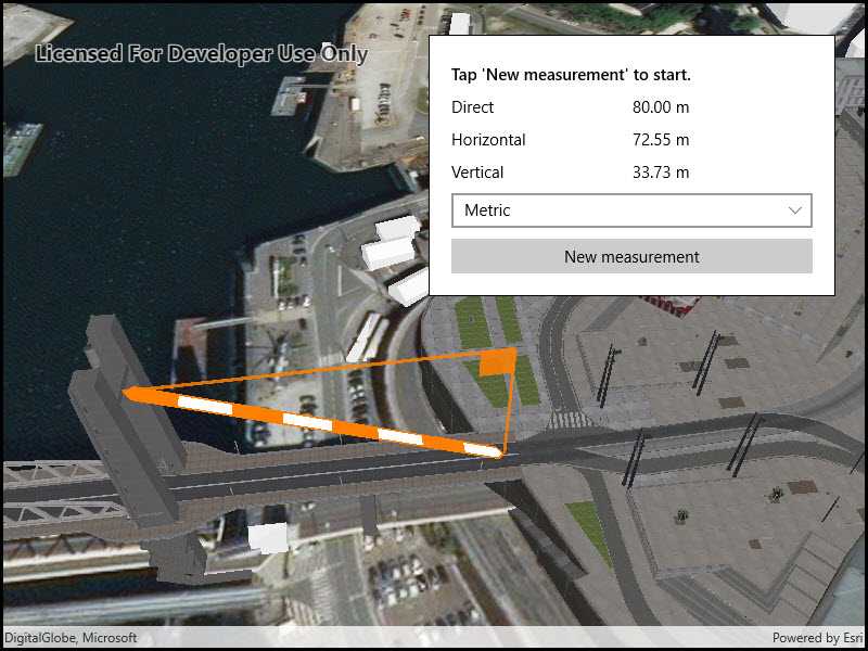 Image of distance measurement analysis