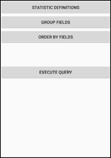 Image of statistical query group and sort