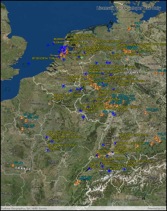 Image of display KML network links