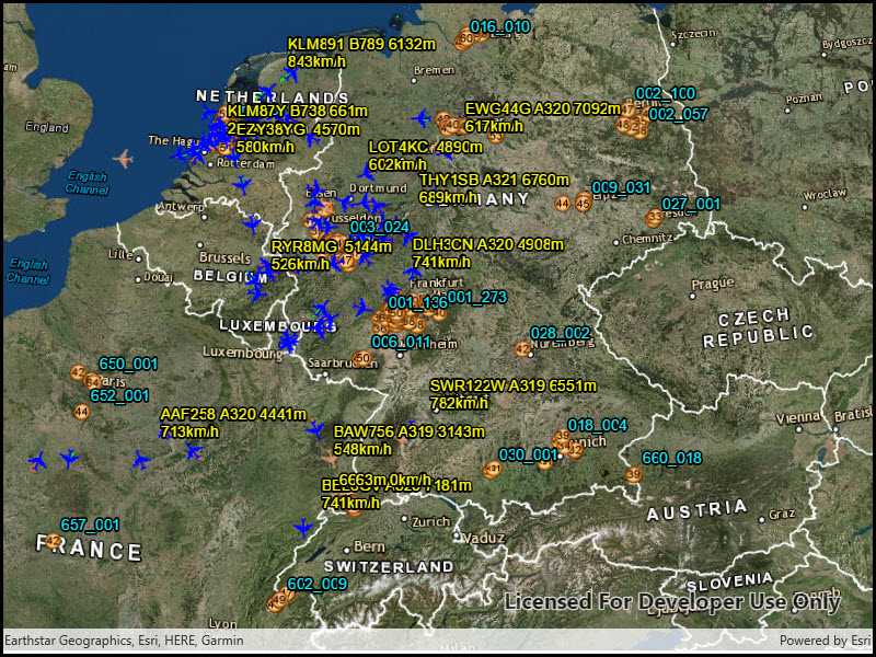 Image of display KML network links