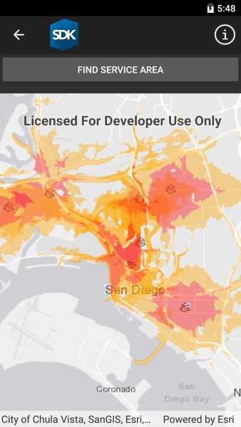 Image of find service areas for multiple facilities