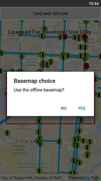 Image of Generate offline map with local basemap